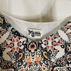 Show me your mumu XS boho kaleidoscope mini dress